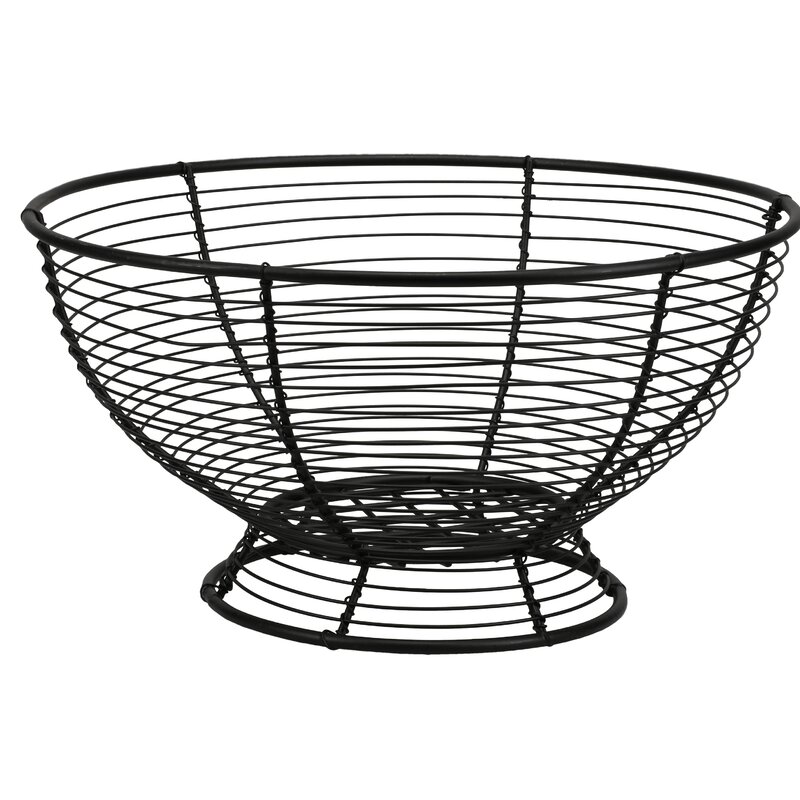 Metal Black Basket